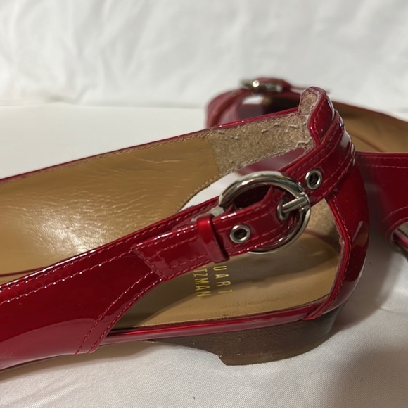 Stuart Weitzman red patent shoes 👠 - Picture 5 of 11